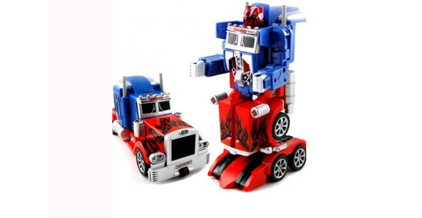 Робот трансформер грузовик на пульте управления (Световые и звуковые эффекты)